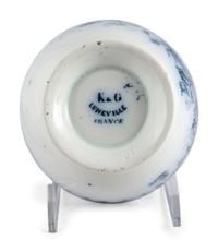 A Group of Flow Blue and Transferware Table Articles