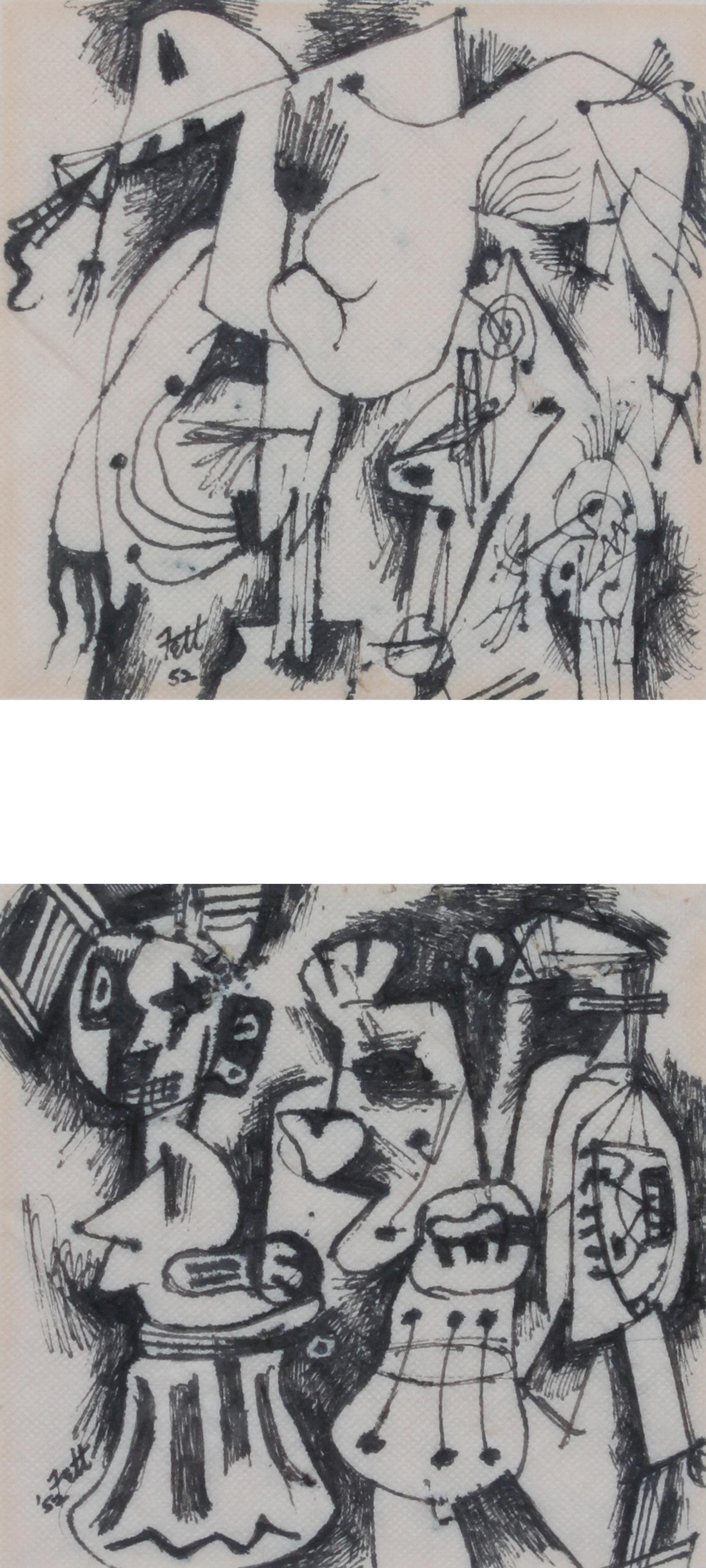 Two works: Untitled, 1952