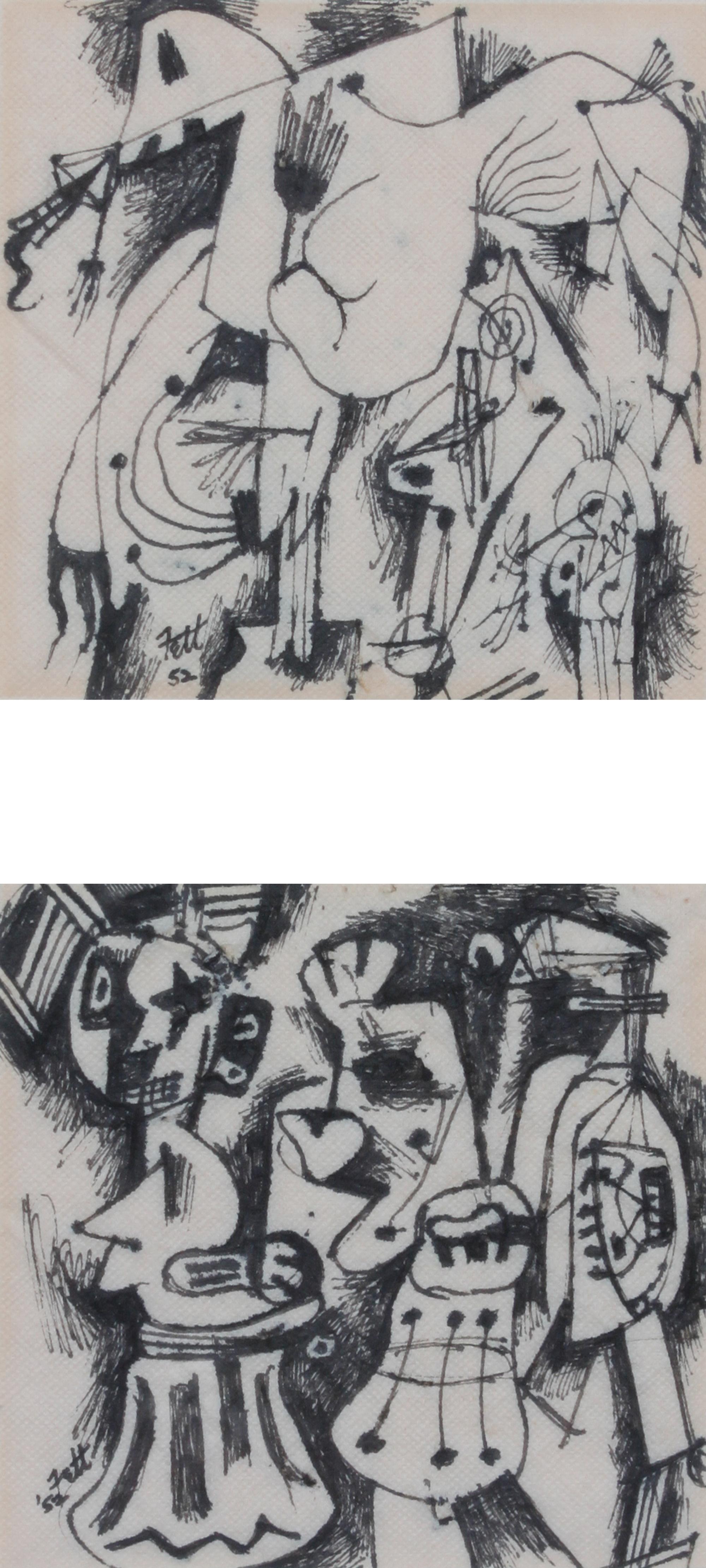 Two works: Untitled, 1952