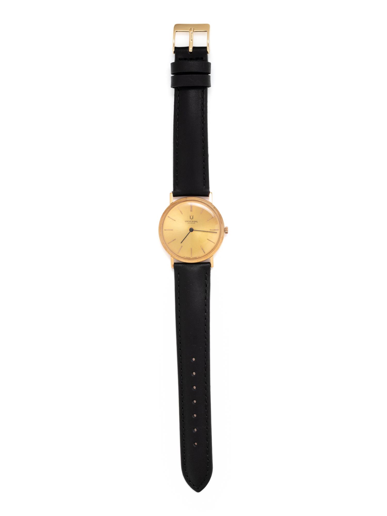 UNIVERSAL GENEVE, 18K YELLOW GOLD WRISTWATCH