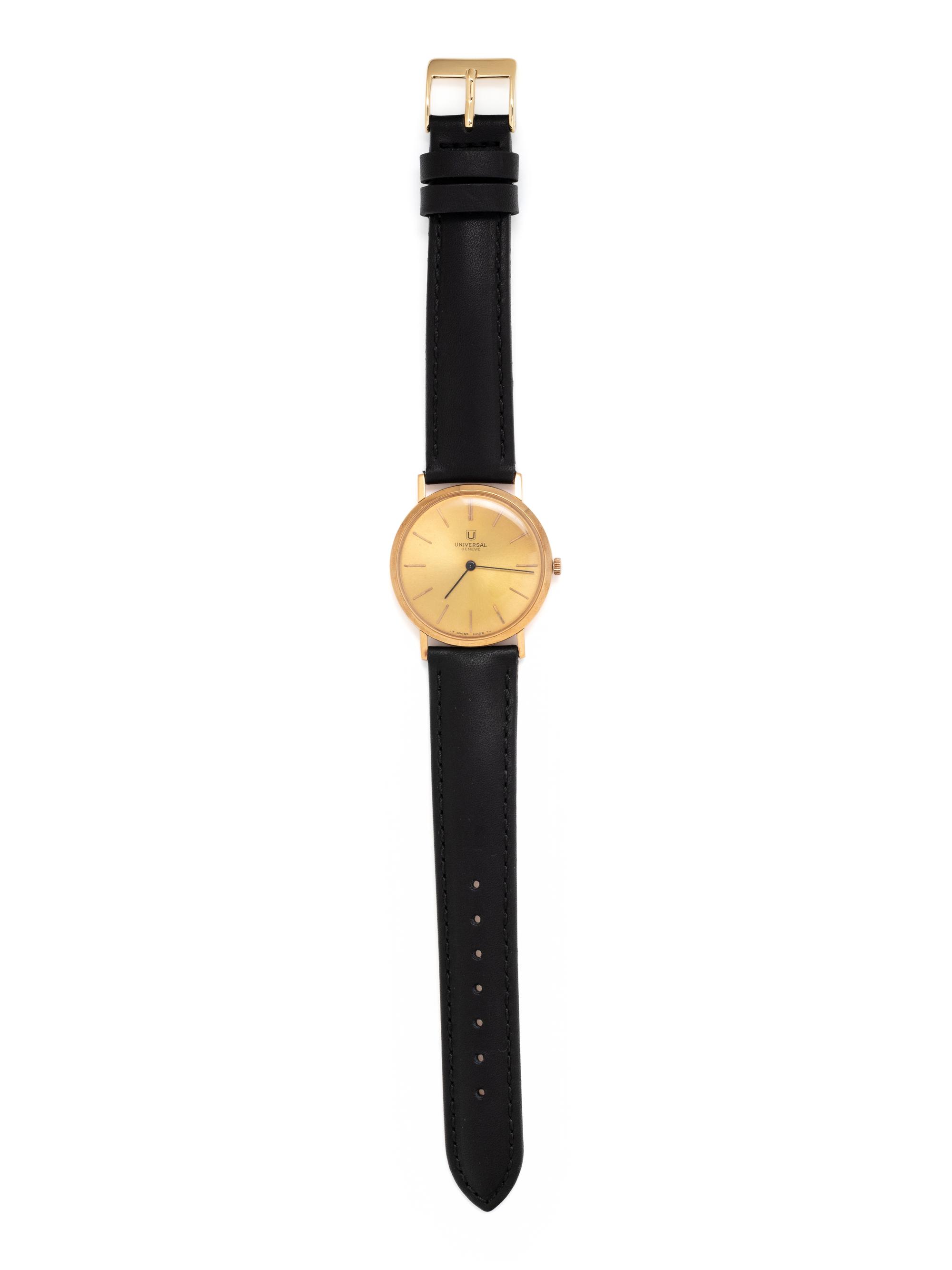 UNIVERSAL GENEVE, 18K YELLOW GOLD WRISTWATCH