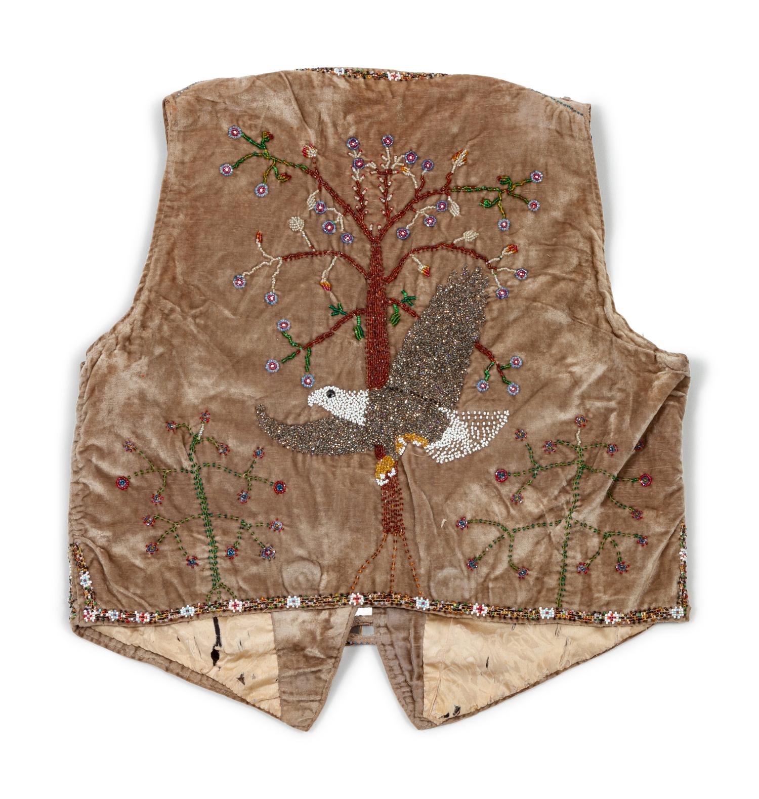 Shoshone Beaded Vest, with Eagles