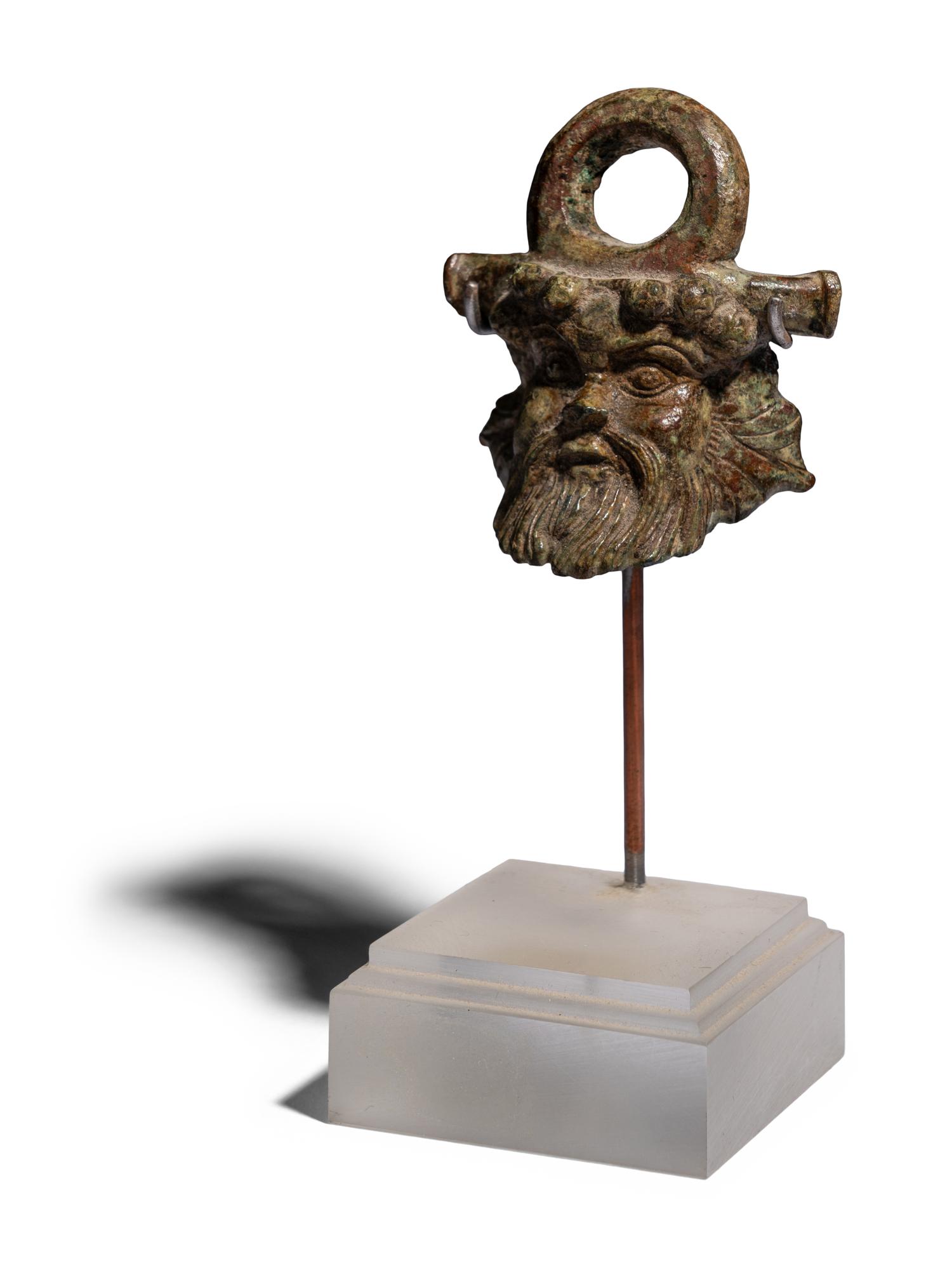 A Roman Bronze Silenus