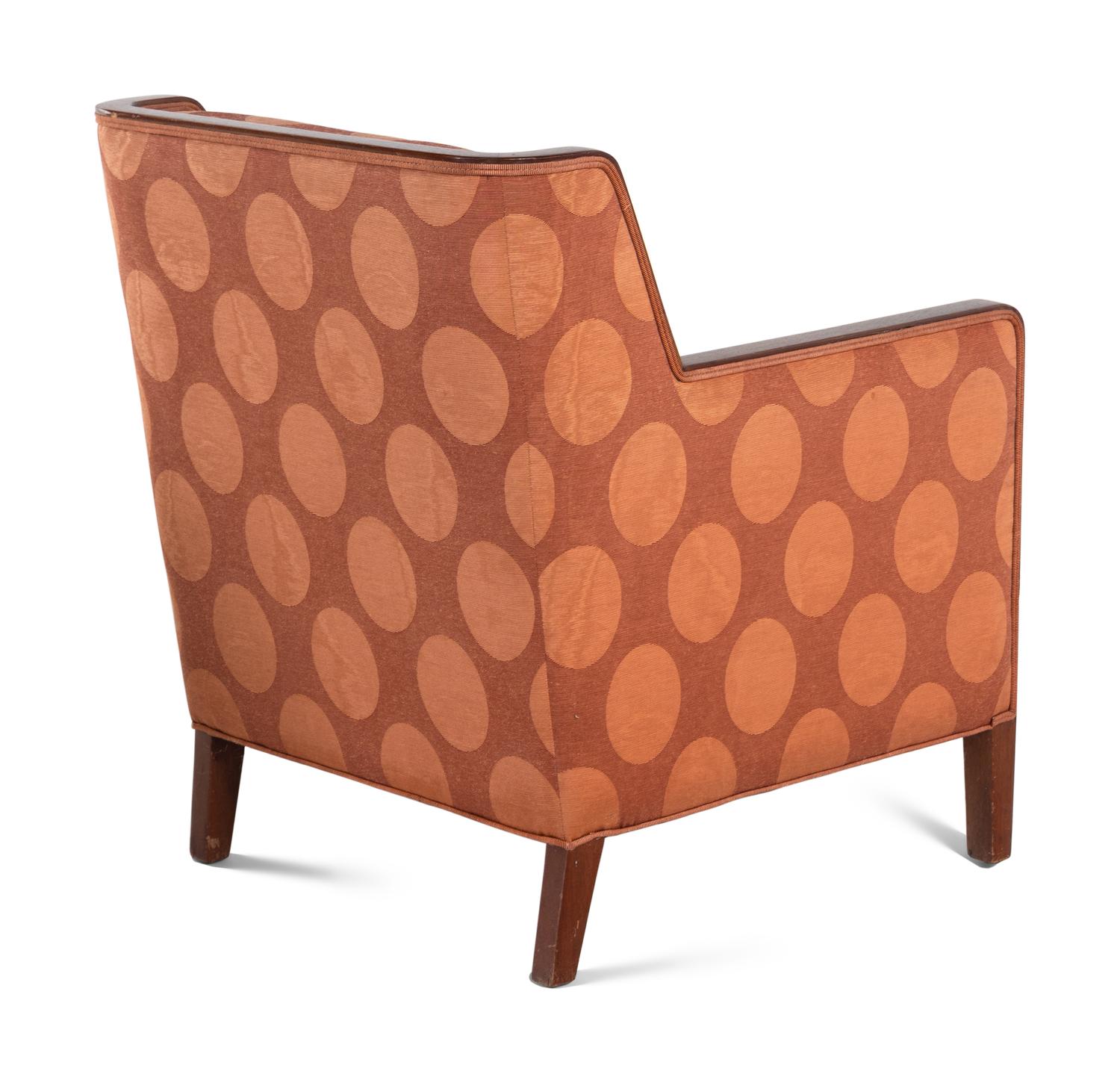 A Pair of Art Deco Style Walnut Armchairs