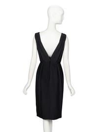 Galanos, Black Bespoke Cocktail Dress