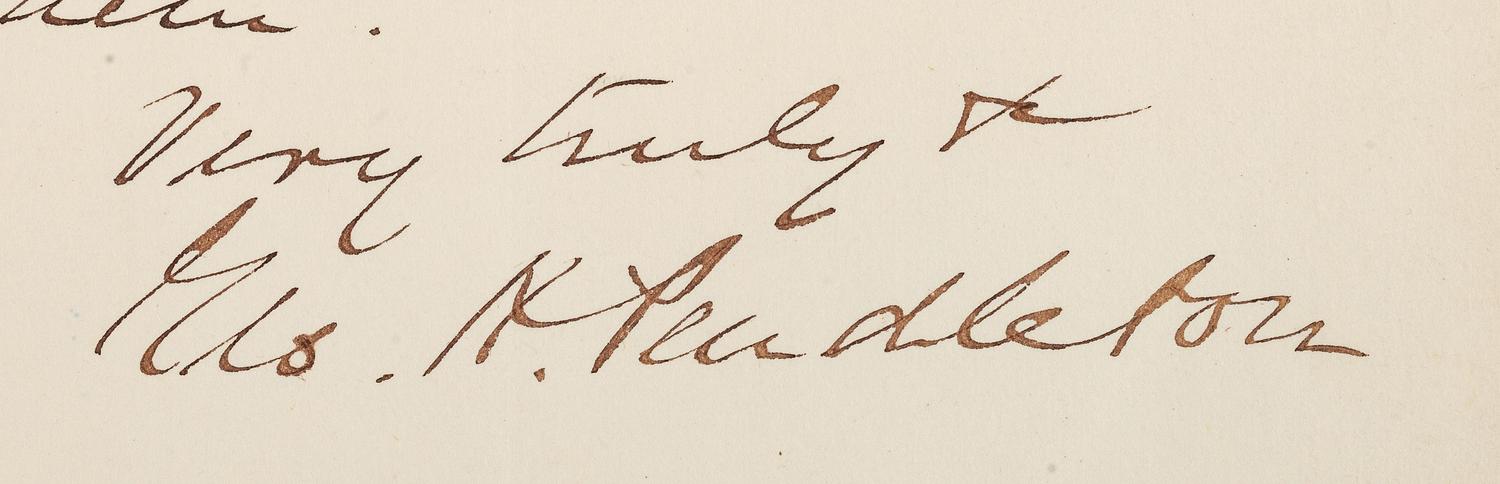 [AUTOGRAPHS]. Signatures of 19th-century American military and political figures.