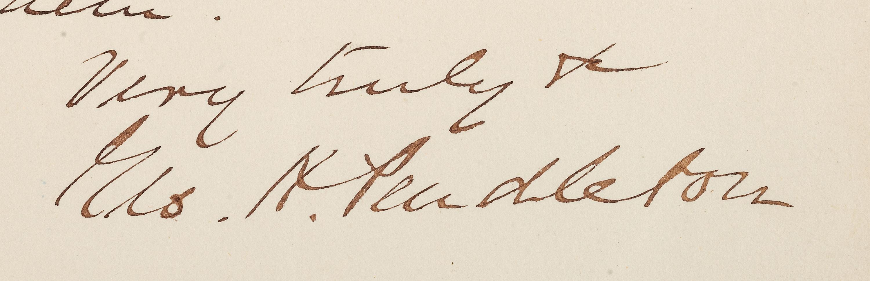 [AUTOGRAPHS]. Signatures of 19th-century American military and political figures.