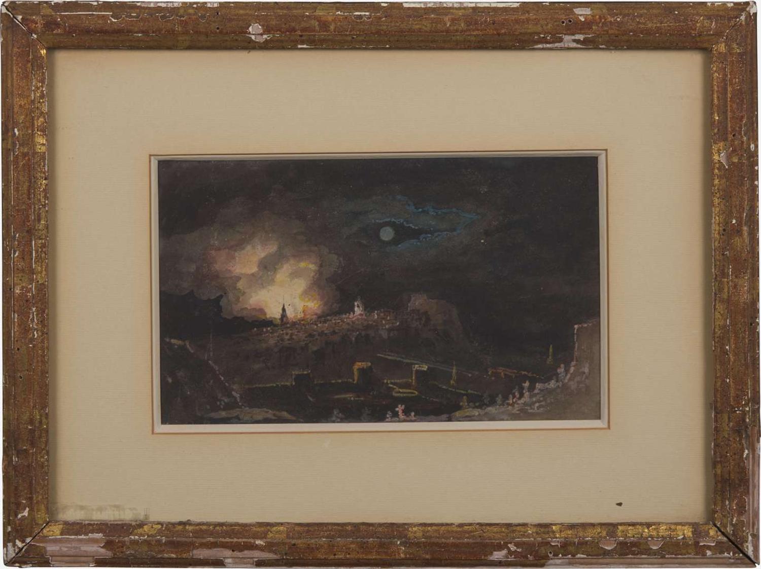 Attributed to John Martin (British 1798 - 1854) - Destruction of Sodom and Gomorrah