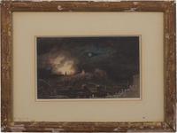 Attributed to John Martin (British 1798 - 1854) - Destruction of Sodom and Gomorrah