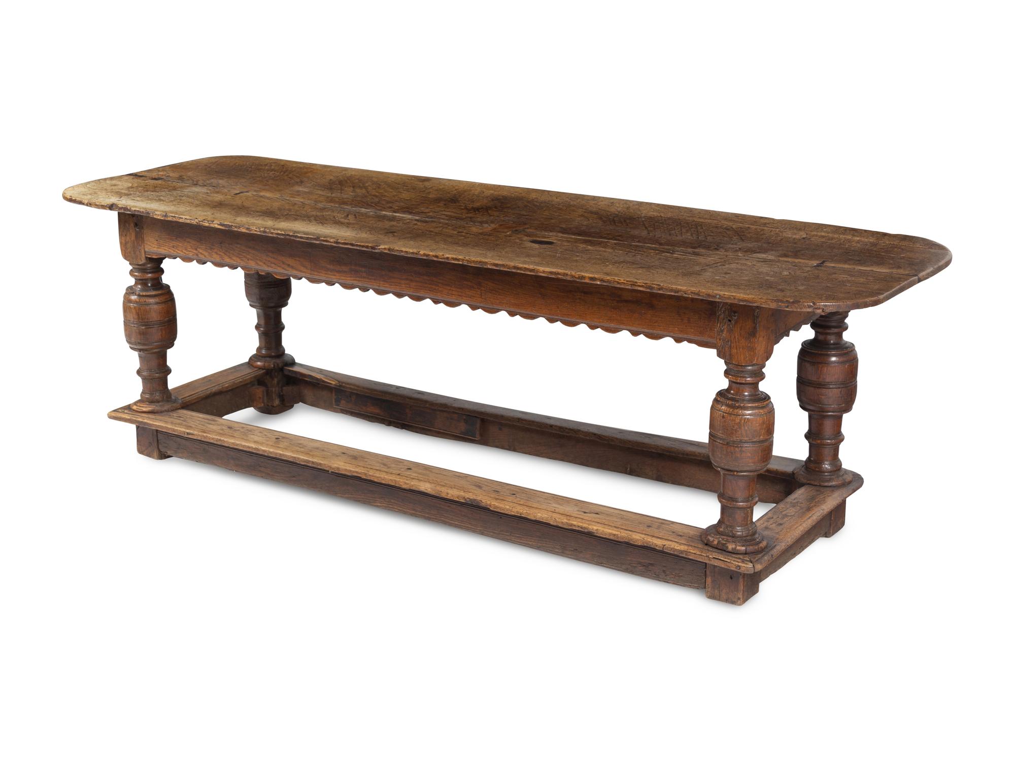 An English Oak Refectory Table