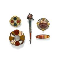 VICTORIAN, COLLECTION OF BROOCHES