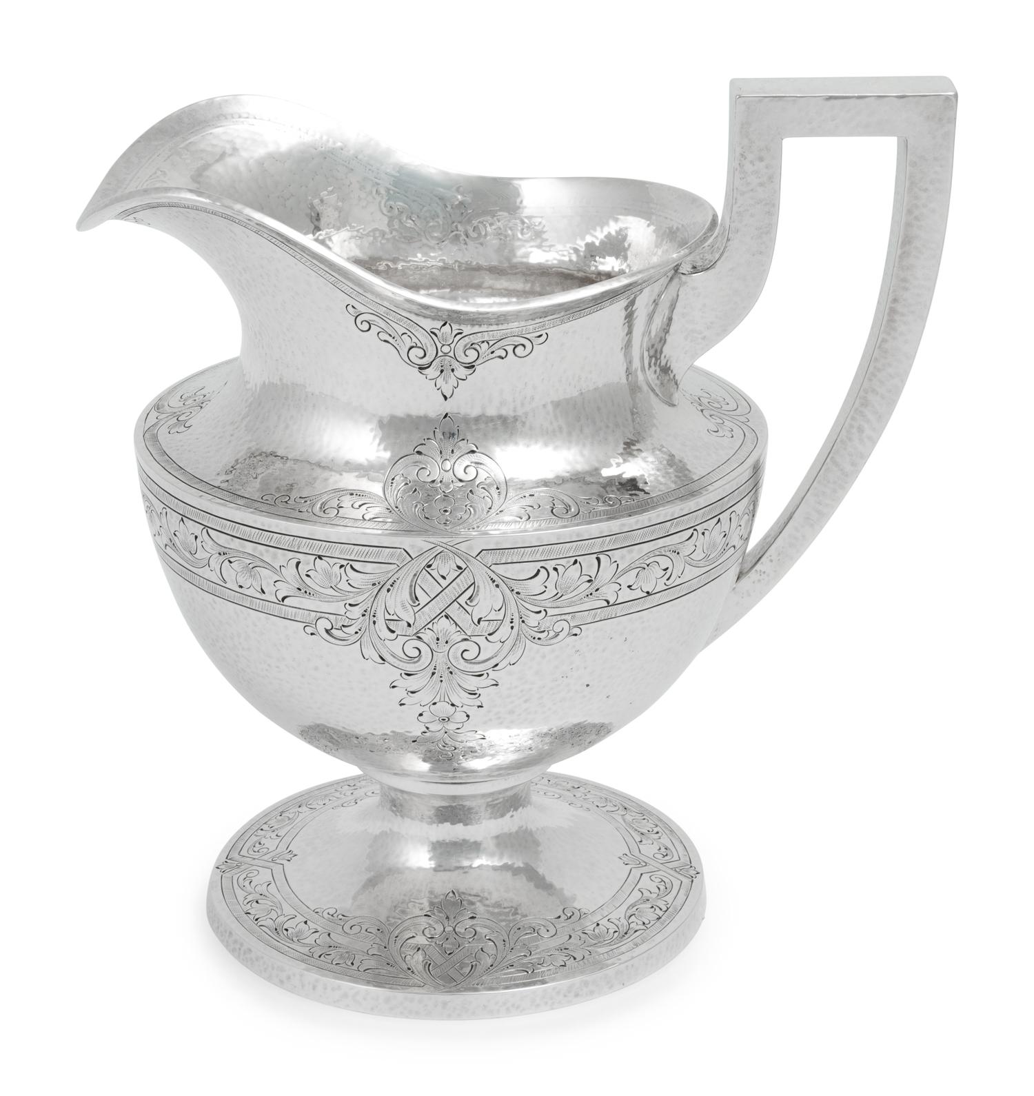 An American Silver Water Pitcher