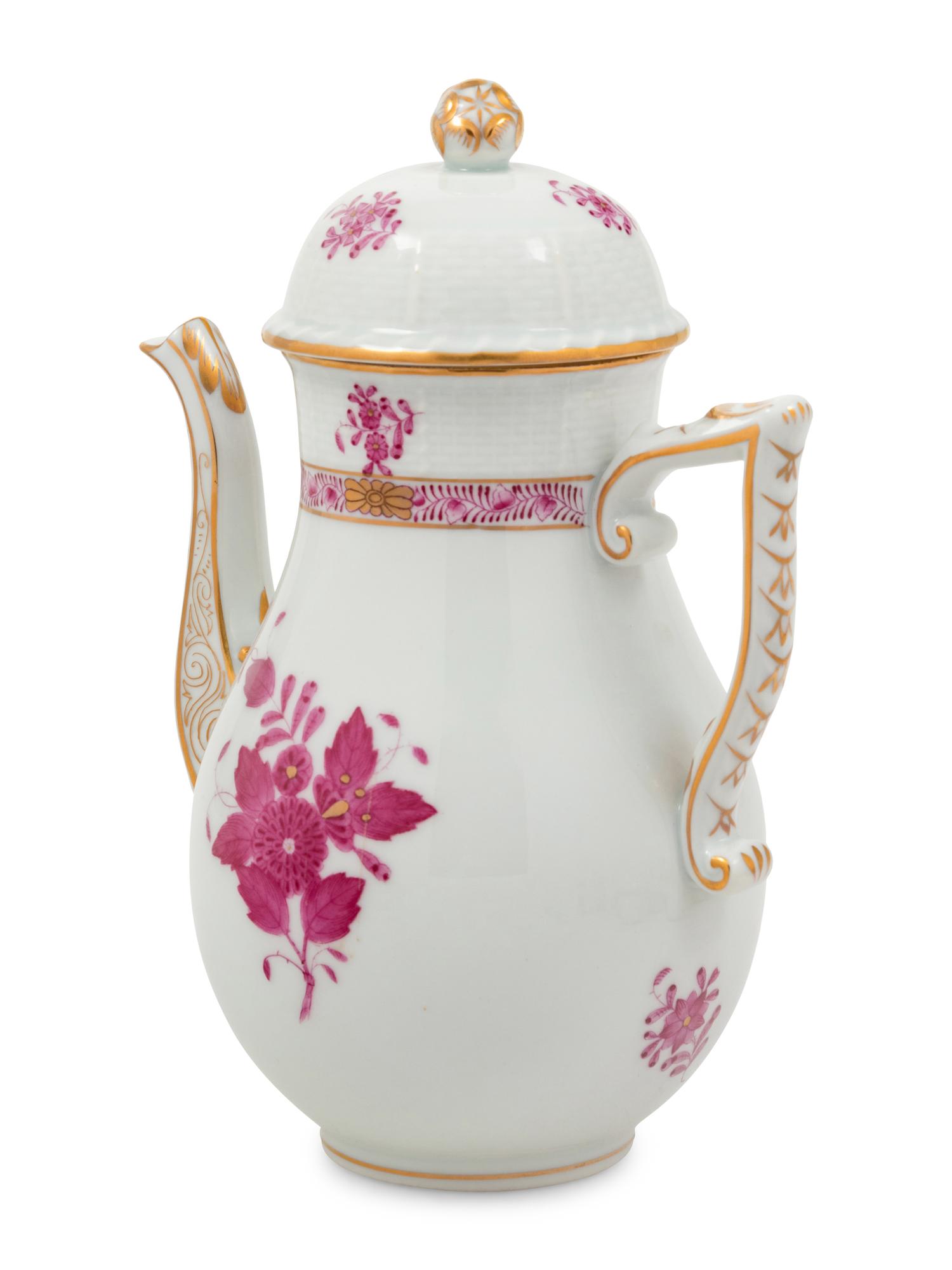 A Herend Porcelain Coffee Service