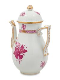 A Herend Porcelain Coffee Service