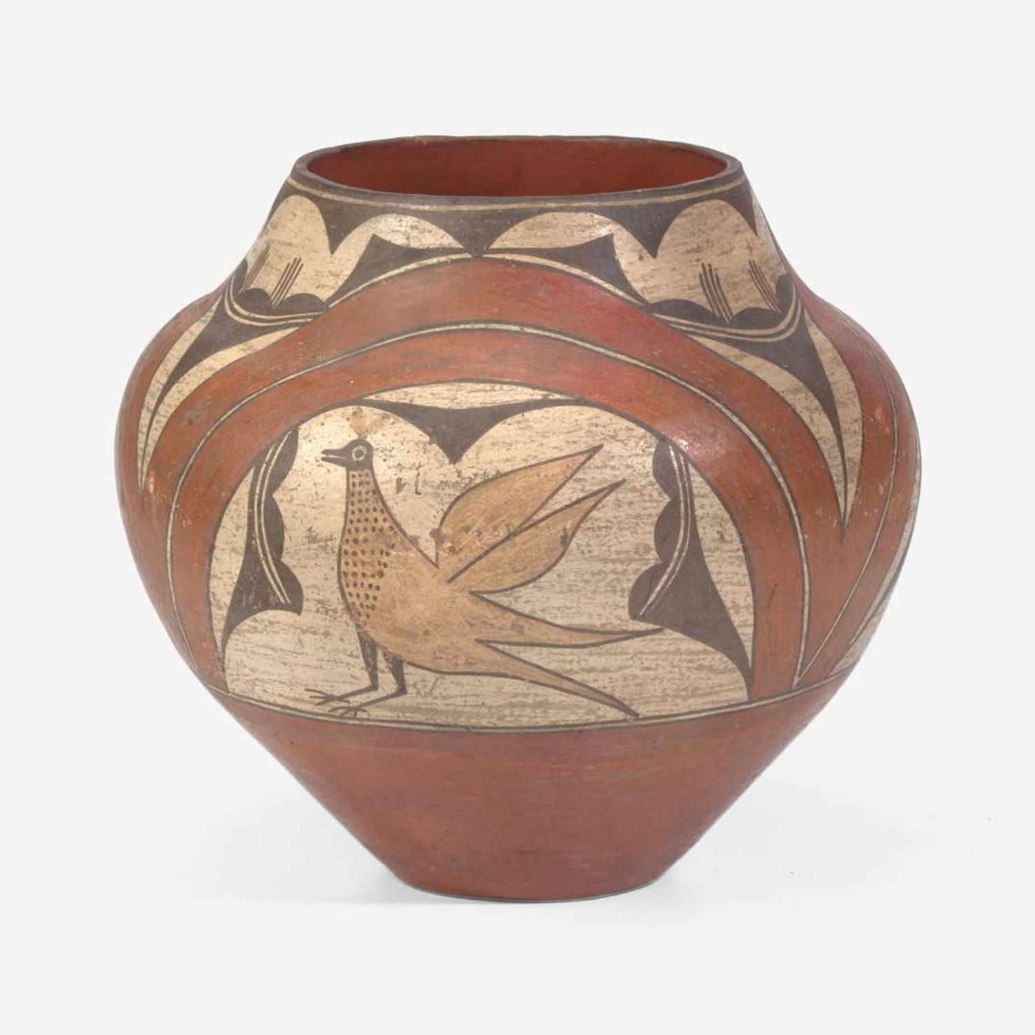 A Zia Pueblo storage jar late 19th / early 20th century