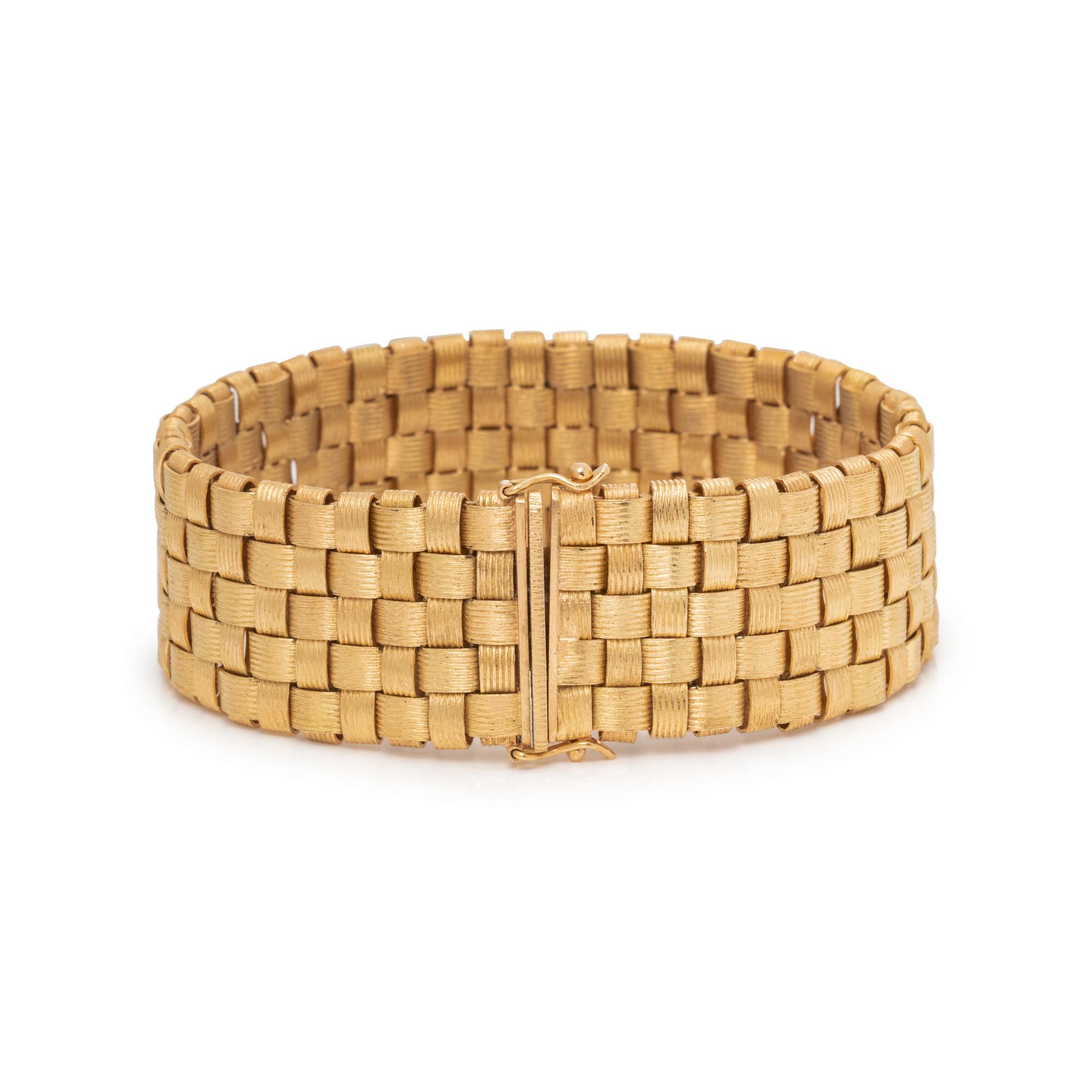 MARCHISIO, YELLOW GOLD BRACELET