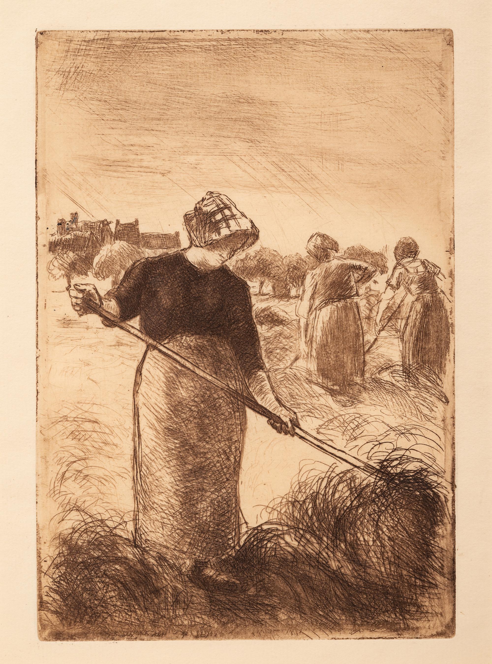 Vachère au bord de l'eau and Les Faneuses