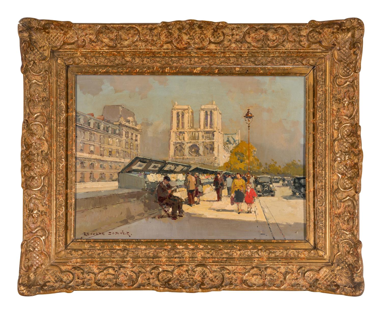 Notre-Dame et les Bouquinistes , c. 1954