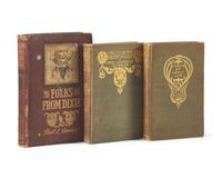 [African-Americana] Dunbar, Paul Laurence. Collection of 3 Inscribed Books and 4 Autographed and Typed Letters, signed