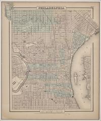 [Philadelphia] Group of 5 19th-20th century maps of Philadelphia