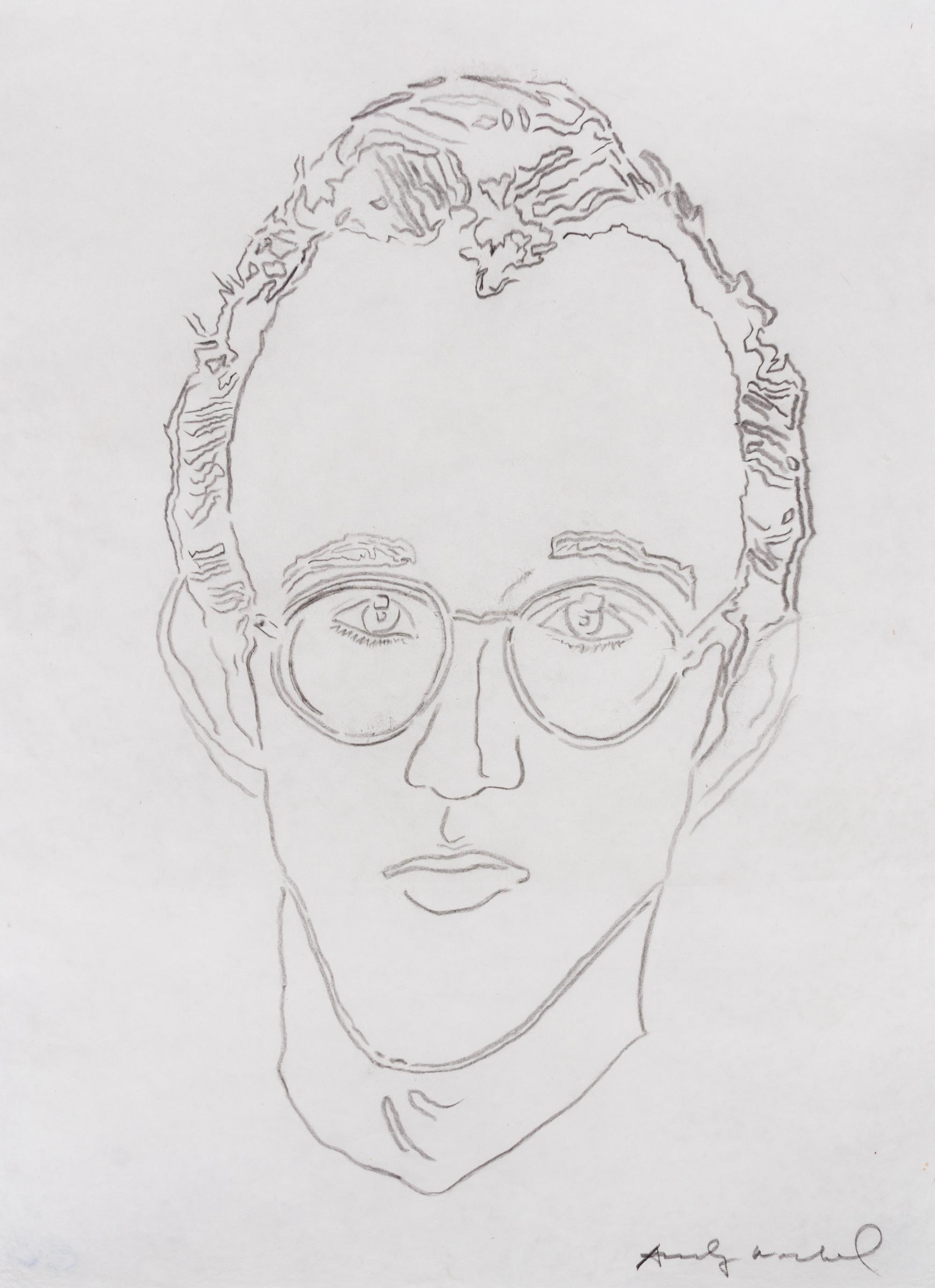 Andy Warhol, (American, 1928-1987), Untitled (Keith Haring)