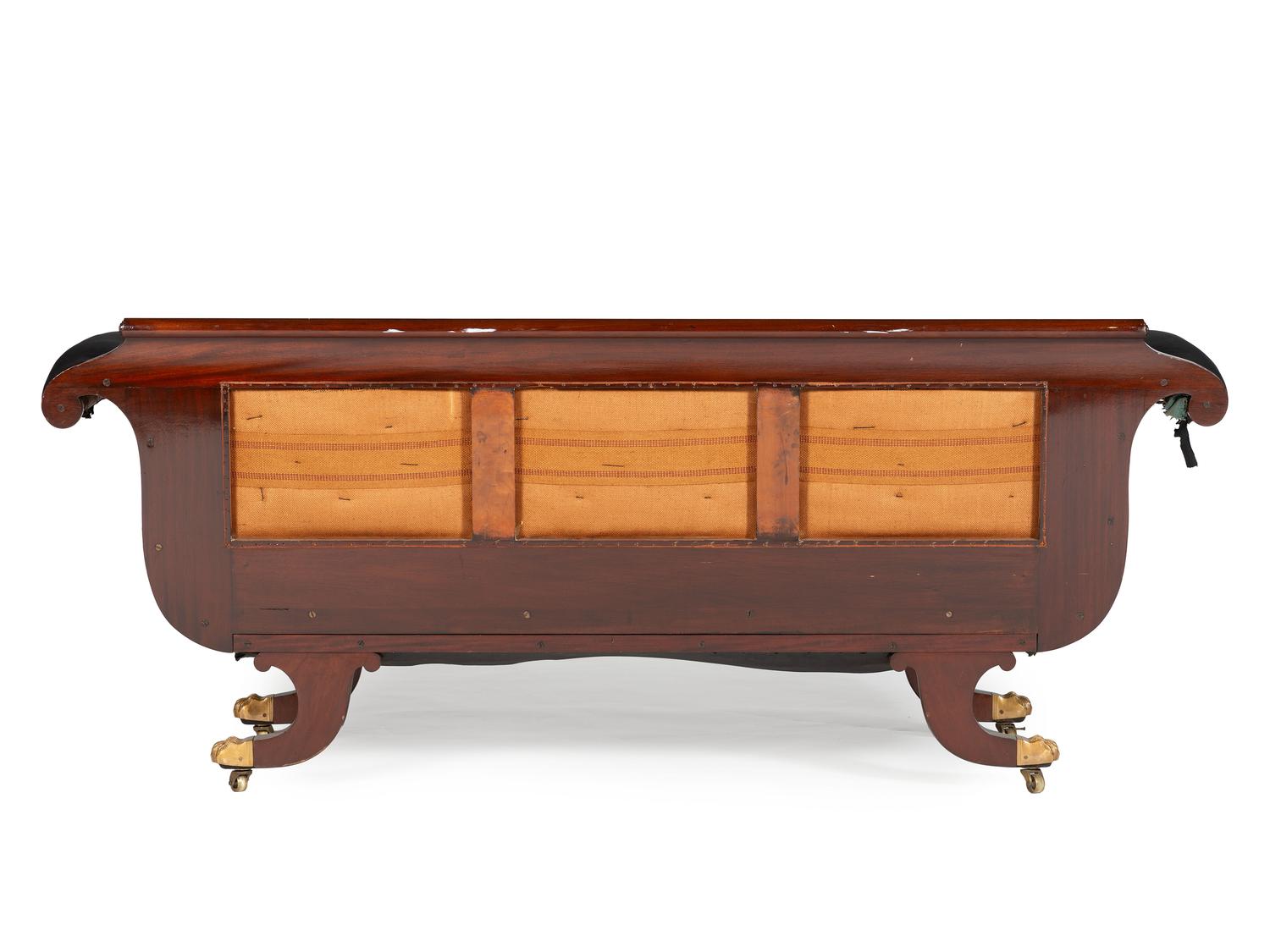 A Pair of Classical Style Mahogany Sofas in the Manner of William Camp (1773-1822)