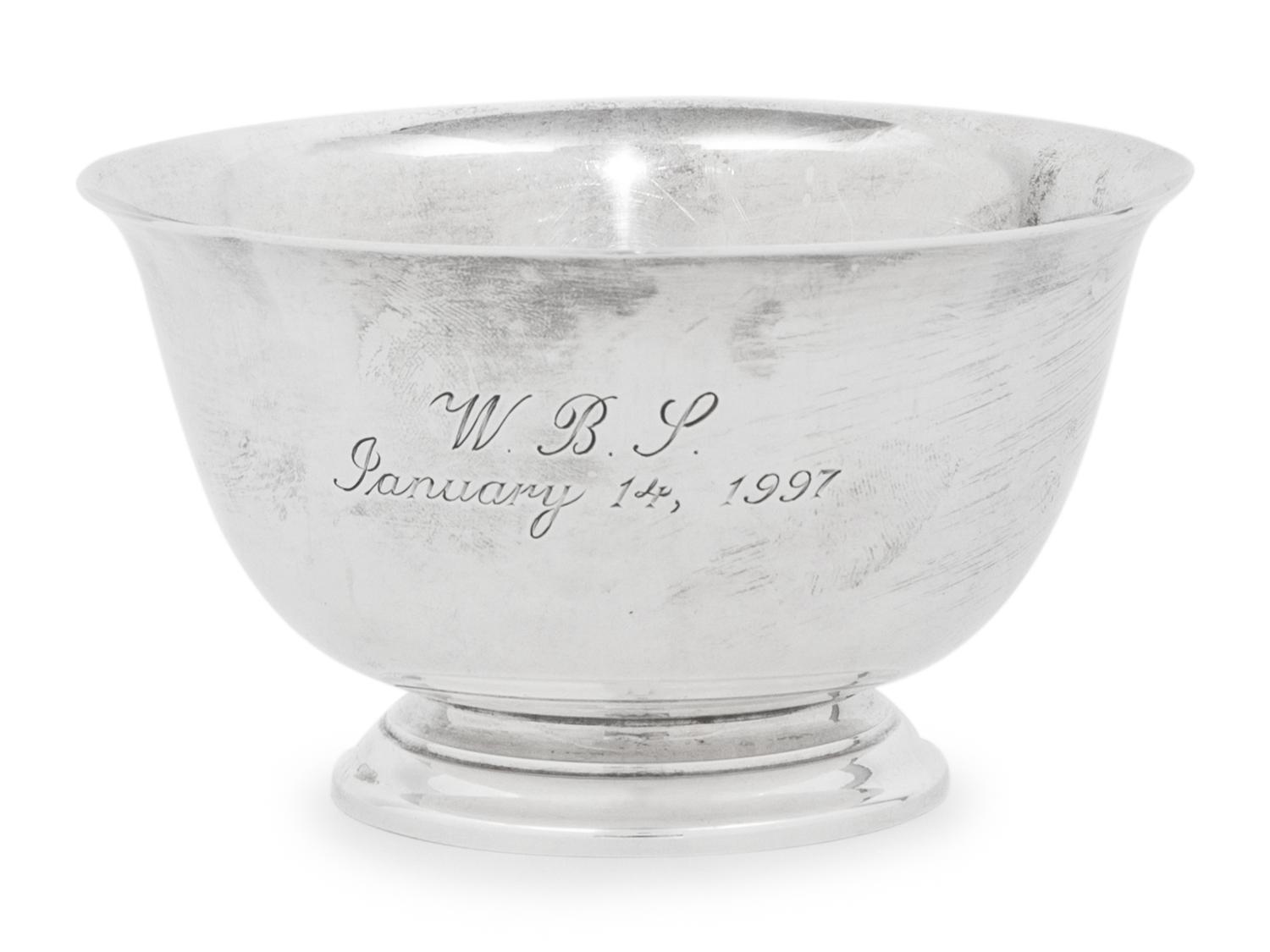 A Group of Four Tiffany and Co. Silver Bowls