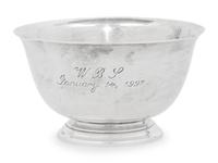 A Group of Four Tiffany and Co. Silver Bowls