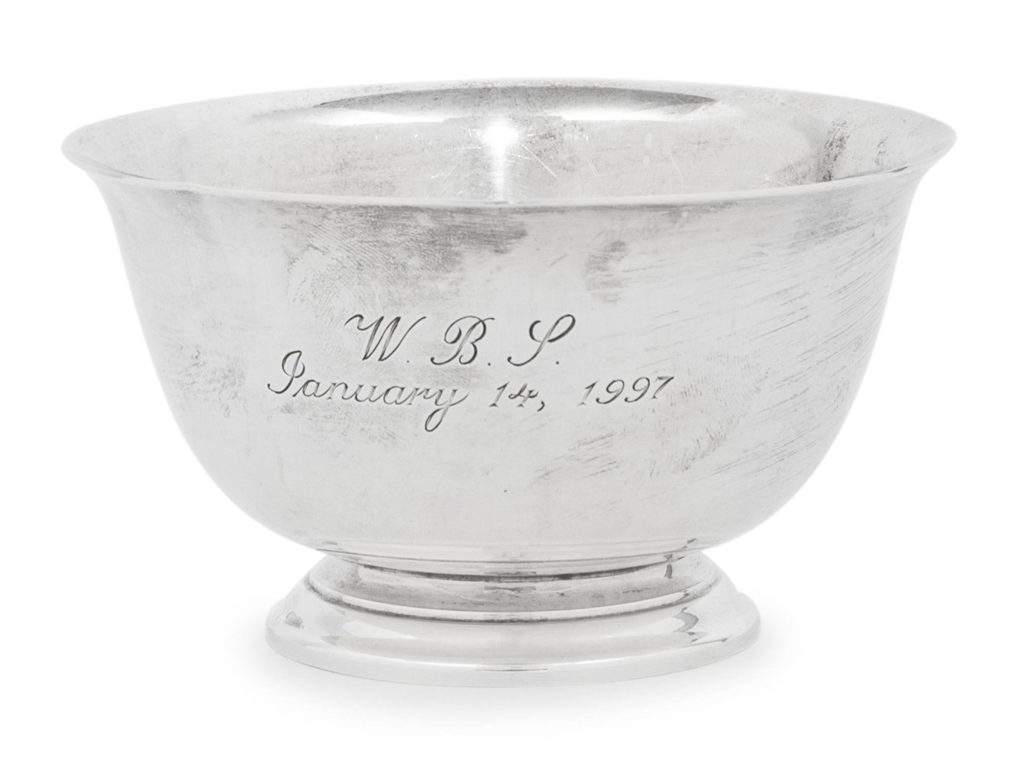 A Group of Four Tiffany and Co. Silver Bowls