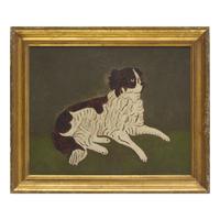 American School 19th Century, A Portrait of a Dog