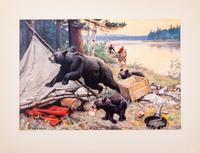 Four Decorative Prints from Tales of the North Country