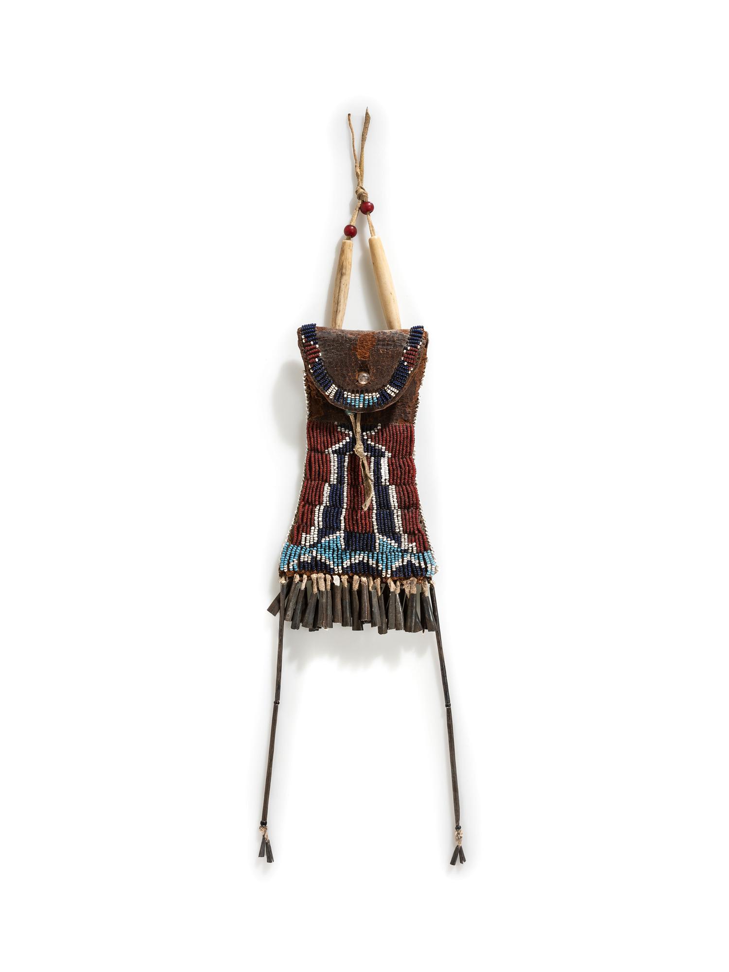 Kiowa Beaded Strike-a-Light Bag