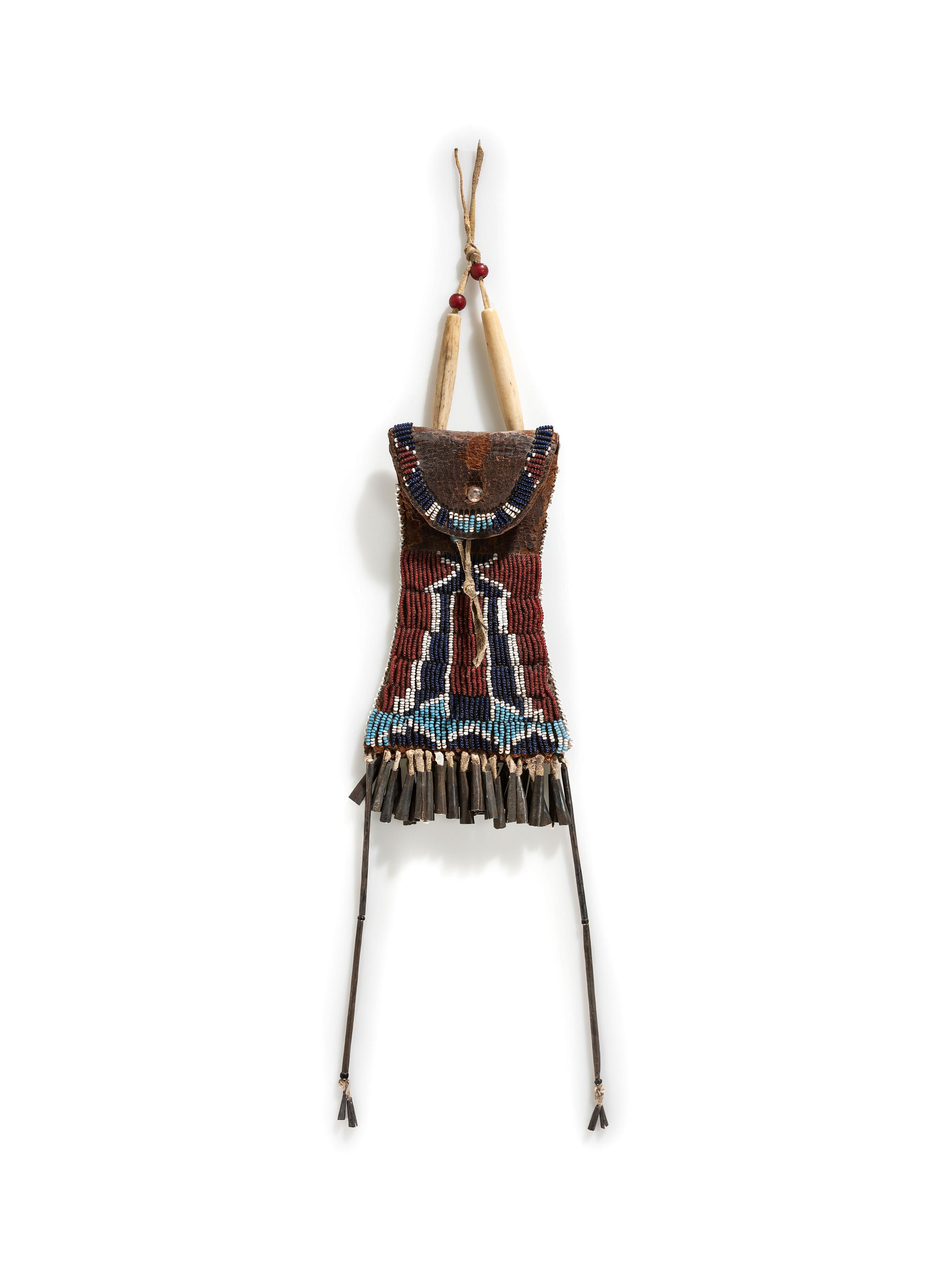 Kiowa Beaded Strike-a-Light Bag