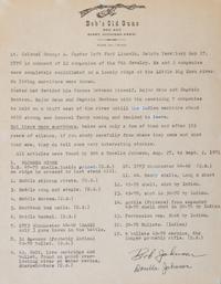 [LATE INDIAN WARS]. Little Bighorn Battlefield relics, incl. shells, buckles, and bullets, found by Bob and Donella Johnson in 1981.