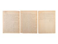 [NATIVE AMERICANS]. A collection of documents involving the Chippewa and Yankton Indians.