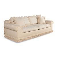 A Custom Silk Moiré Upholstered Sofa