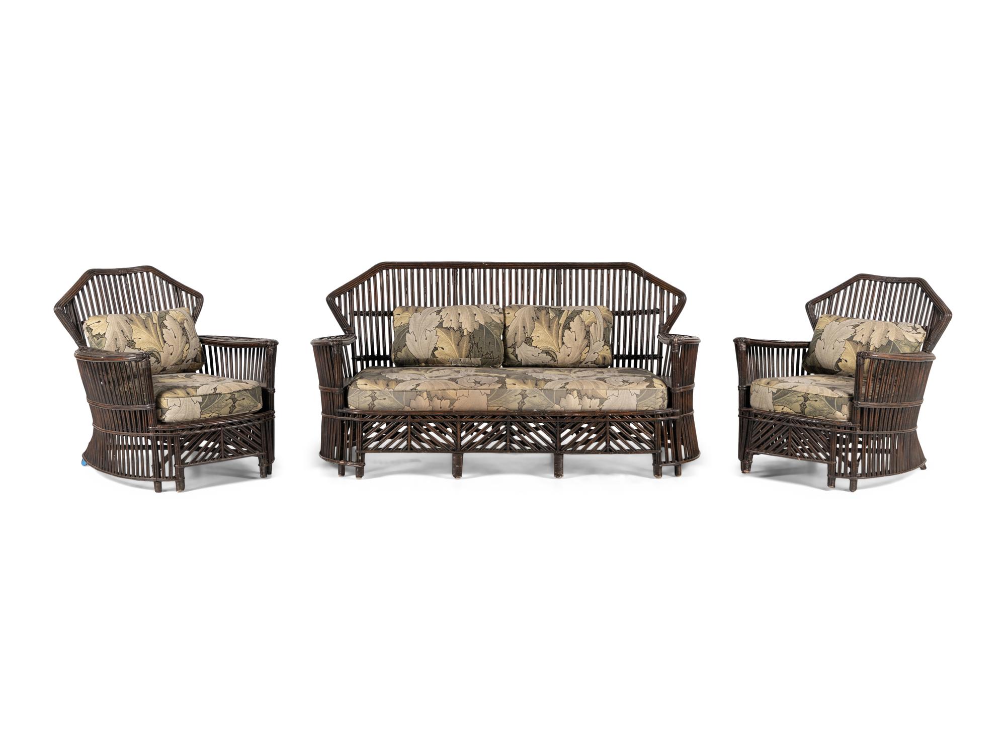 A Set of Rattan Seating Furniture