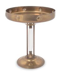 A Gilt Metal and Glass Footed Bowl