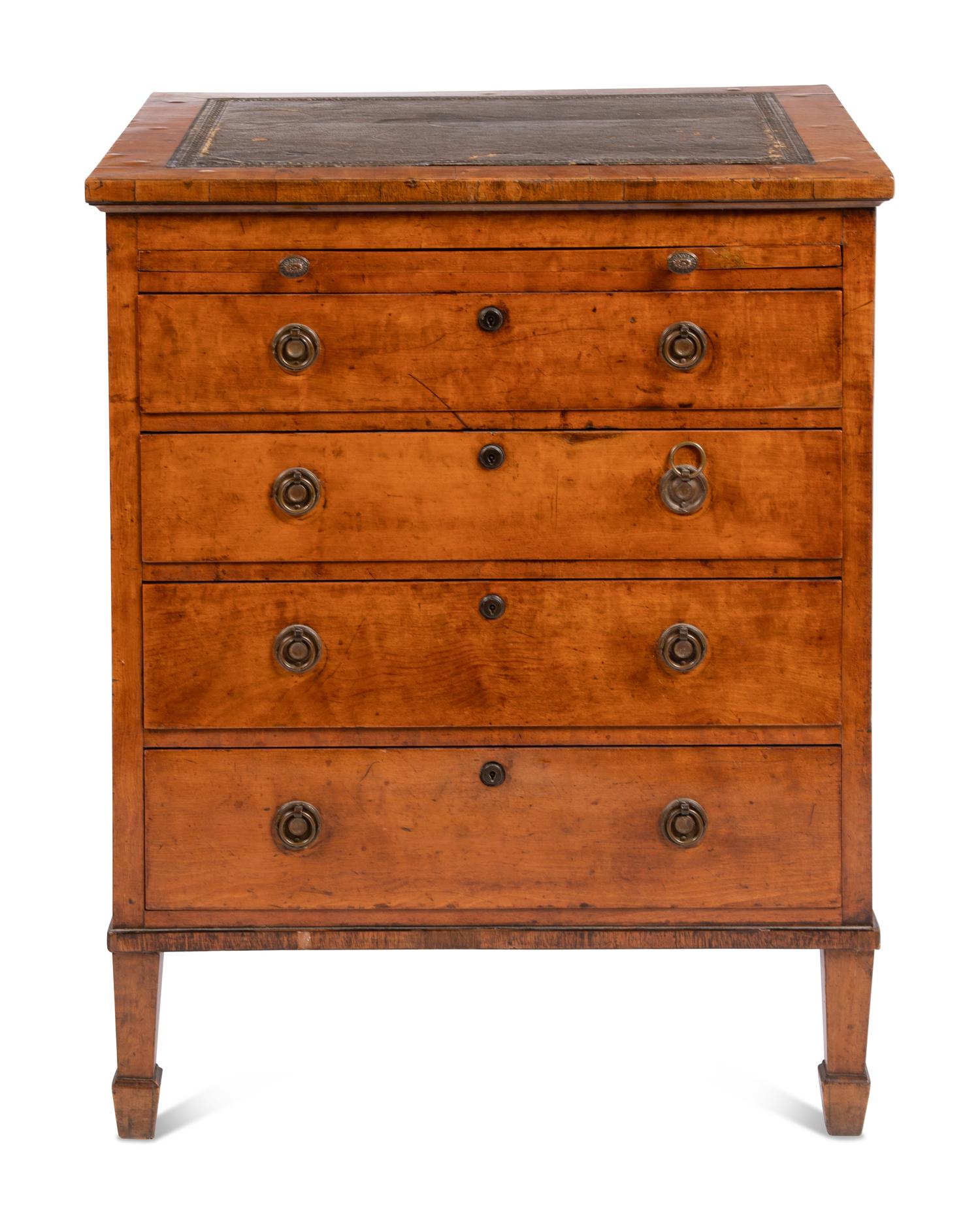An English Mahogany Small Chest of Drawers