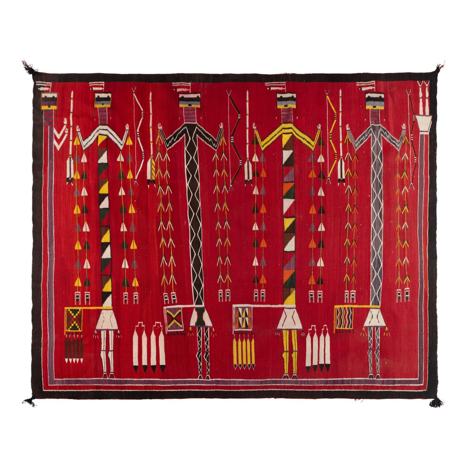 Navajo Yei Weaving [Rug]