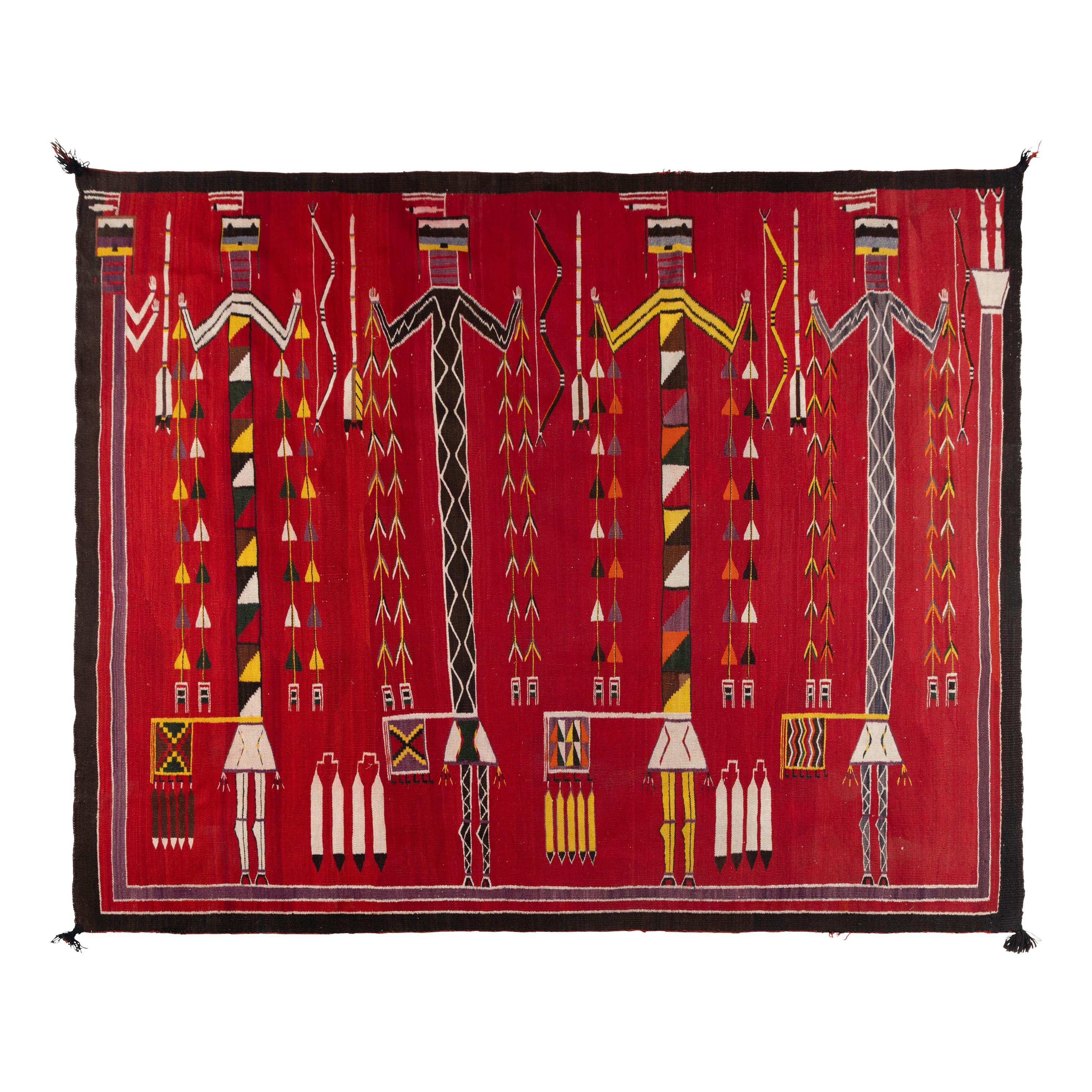 Navajo Yei Weaving [Rug]