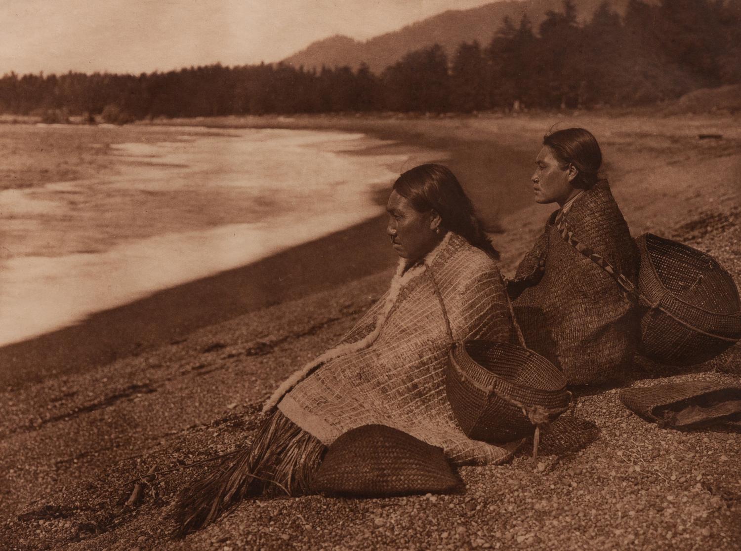 Seven photogravures: Cheyenne Girl, Nespilim Woman , Homeward Bound, An Isleta Boy, On the Shores at Nootka , Puget Sound Type , Running Fisher - Atsina