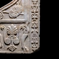 A Roman Marble Side Panel from a Throne