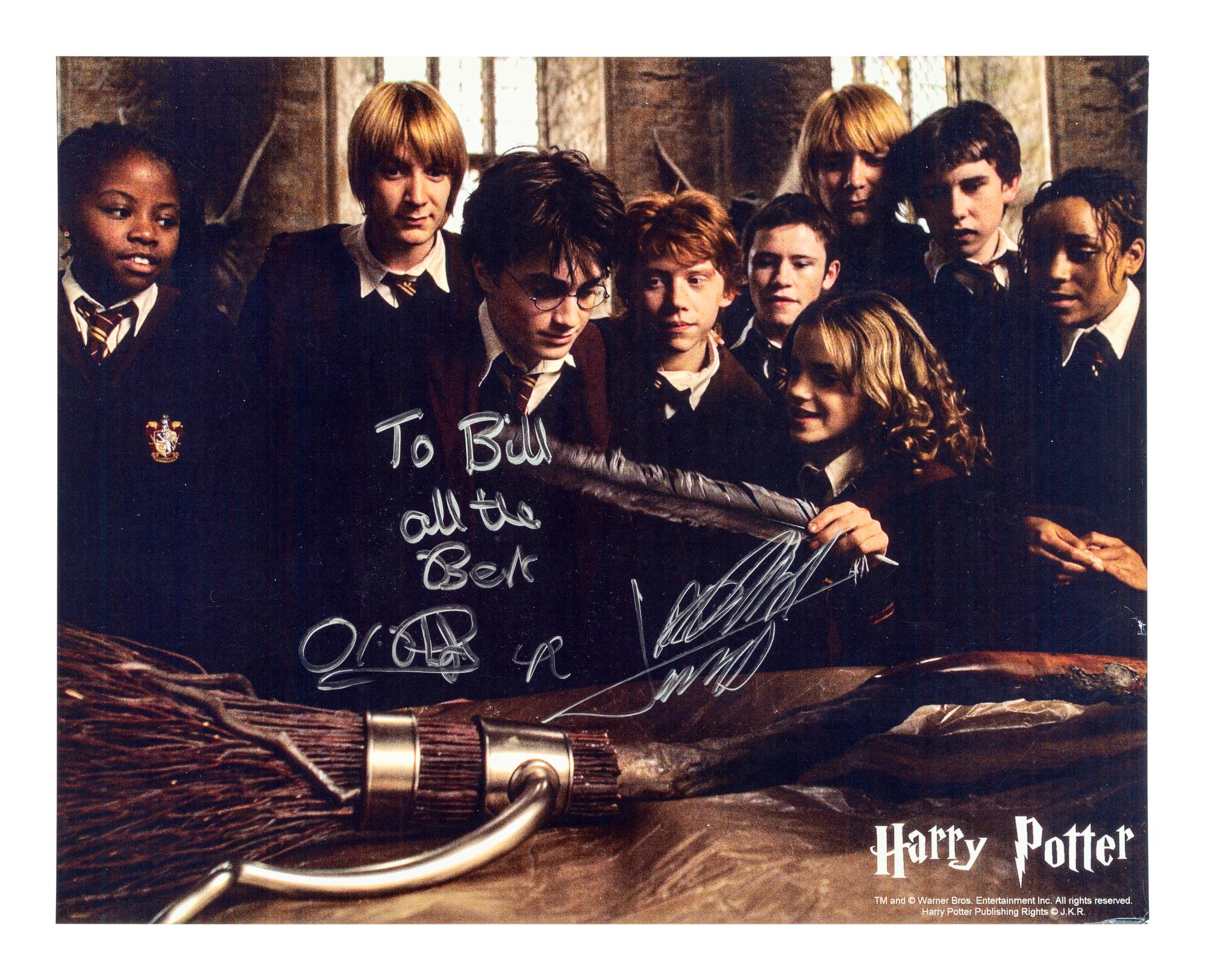 (Film Memorabilia) A group of 14 pieces of memorabilia from the Harry Potter film franchise, comprising: