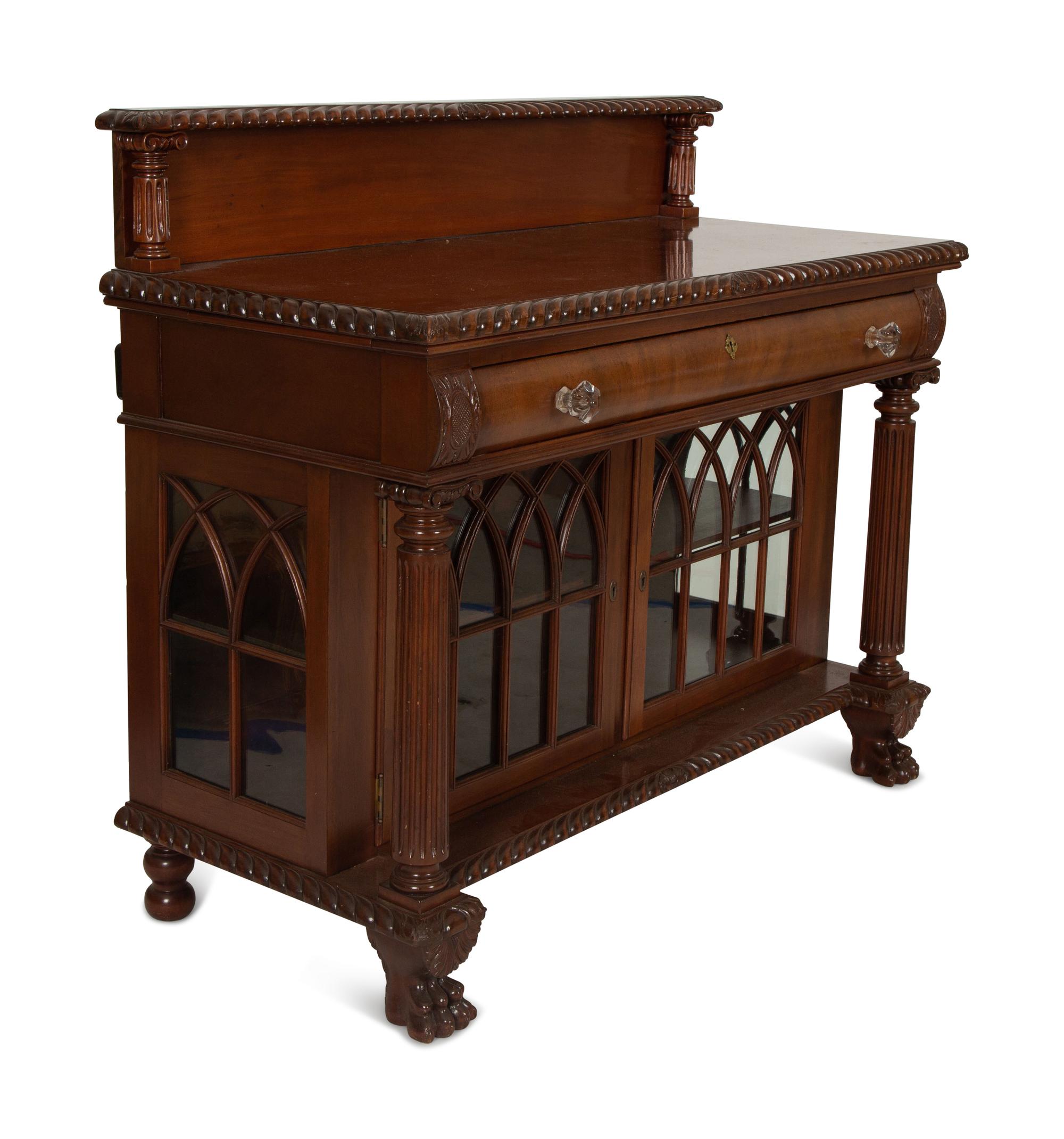 A Victorian Mahogany Sideboard