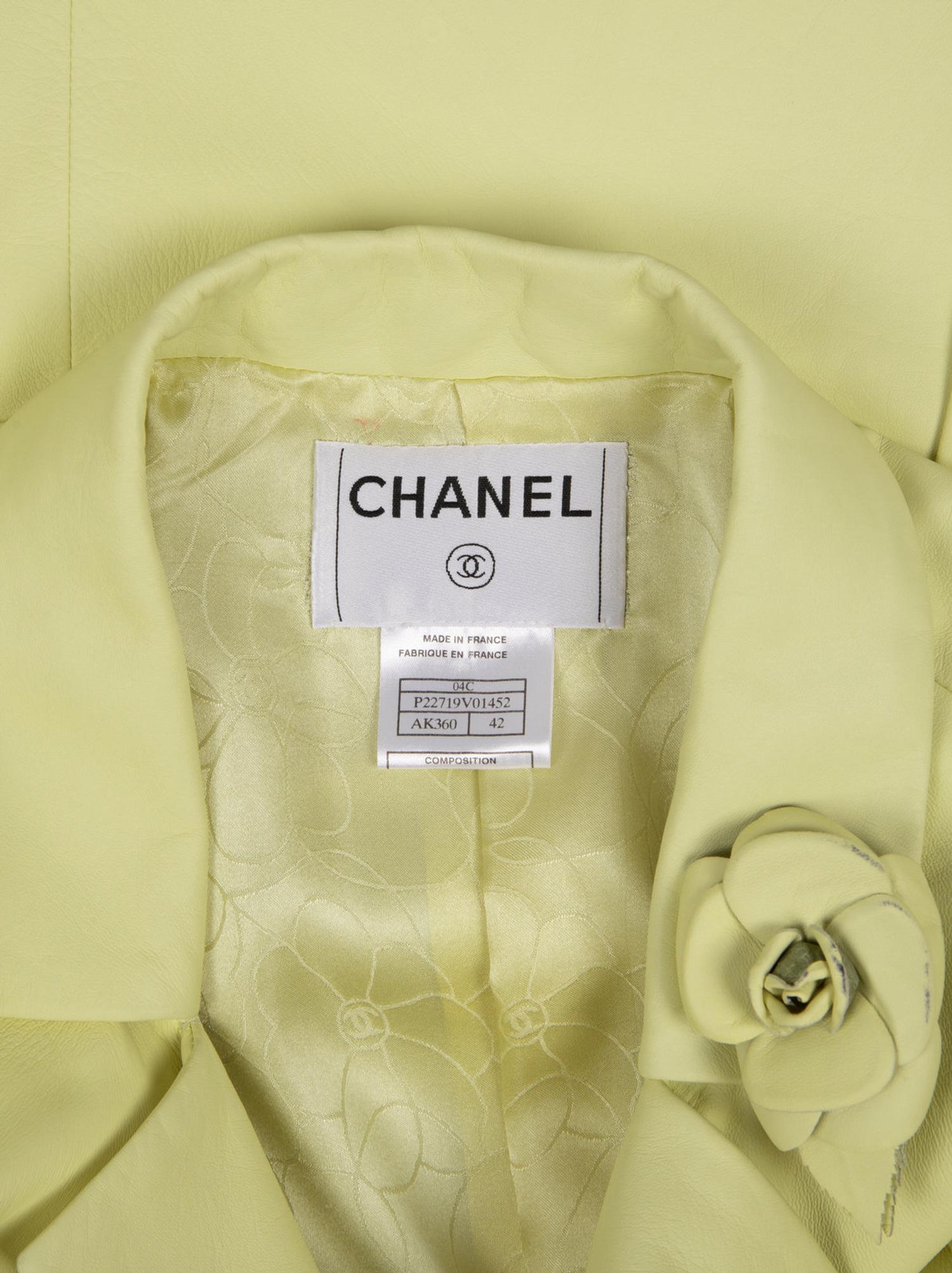 Chanel Yellow Coat, Cruise 2004