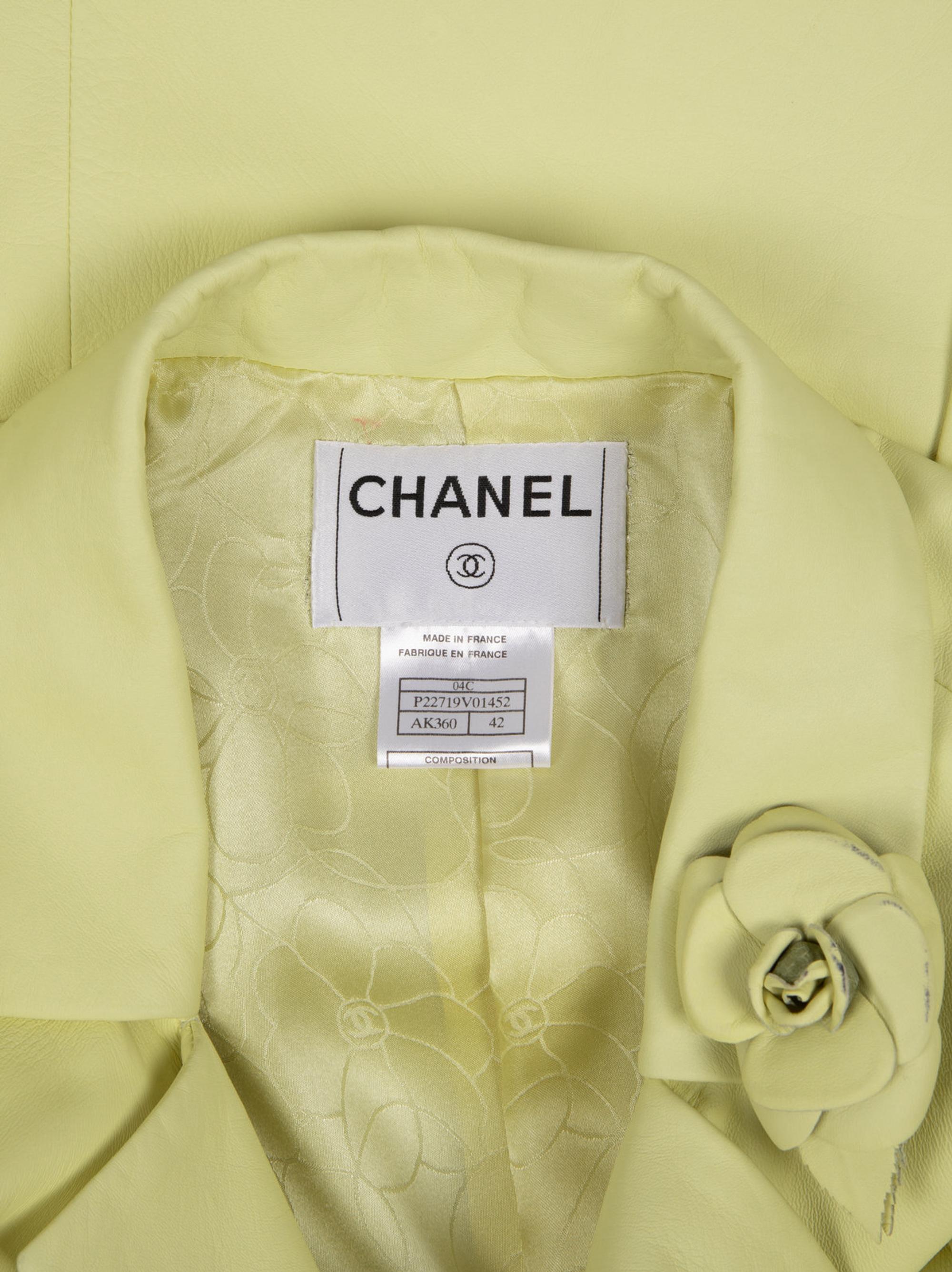 Chanel Yellow Coat, Cruise 2004