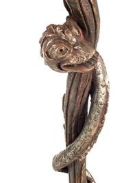 A Pair of Venetian Grotto Style Paint Decorated Stands