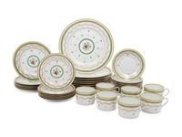A Haviland Limoges Vieux Paris Vert Dinner Service