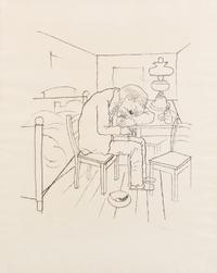 George Grosz, (German, 1893-1959), Schwimme, wer schwimmen kann, und wer zu plump ist, geh' unter (pl. 8 from Die Rauber), 1921